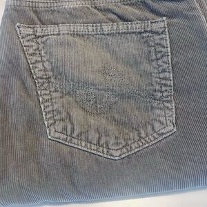 Men’s AG Adriano Goldschmied Gray Corduroy Pants 32x34